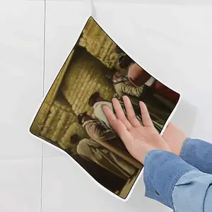 Jewish Pilgrims At The Western Wall Kitchen Dishcloths