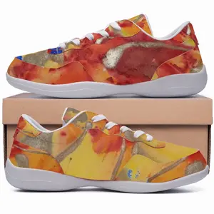 Men Flower Flame Dance Shoes