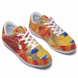 Men Flower Flame Dance Shoes