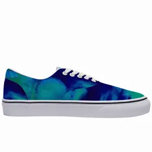 Men Liquid Blue Low Top Shoes (Lace Up)