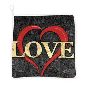 Love Is The Answer Kitchen Dishcloths