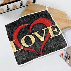 Love Is The Answer Kitchen Dishcloths