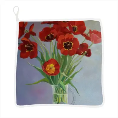 Tulips Kitchen Dishcloths