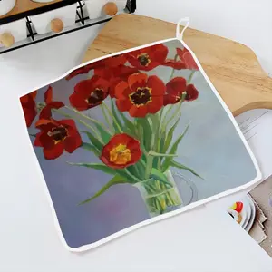 Tulips Kitchen Dishcloths