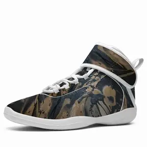 Men Black Matter Cheerleading Shoes (High Top)