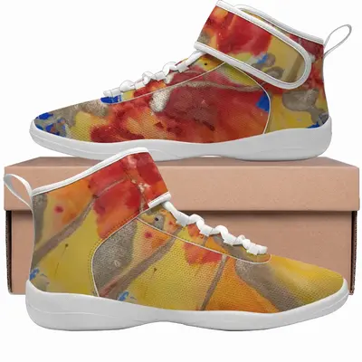 Men Flower Flame Cheerleading Shoes (High Top)