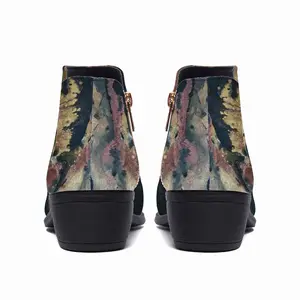 Men Byzantine Dissolve Zippers Heel Boots