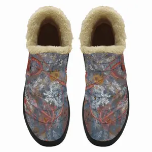 Men Illuminated Flecks Snow Boots (Short Fur)