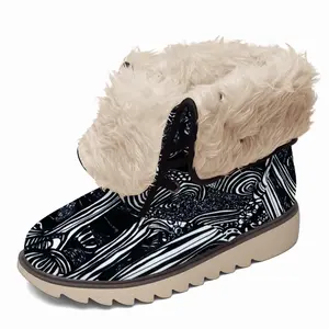 Men Broccoli Trees Snow Boots (Fur)