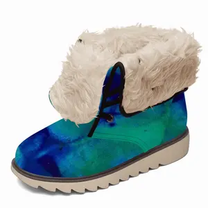 Men Liquid Blue Snow Boots (Fur)