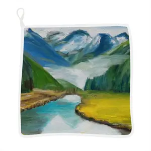 Beauty Of Lake Kitchen Dishcloths