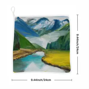 Beauty Of Lake Kitchen Dishcloths