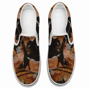 Men Bronze Vision Non-Slip Flat Shoes