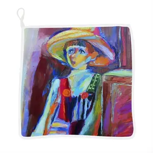 Boy In Clown Costume Kitchen Dishcloths