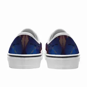 Men Silver-Blue Low Top Shoes (Foam)