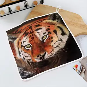 Eyes Of The Tiger Kitchen Dishcloths