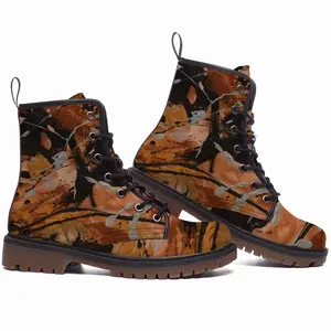 Men Bronze Vision Leather Work Boots