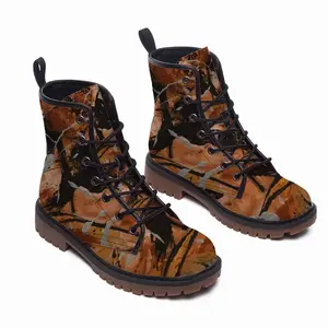 Men Bronze Vision Leather Work Boots