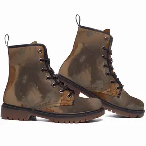 Men Cyclop Bird Leather Work Boots