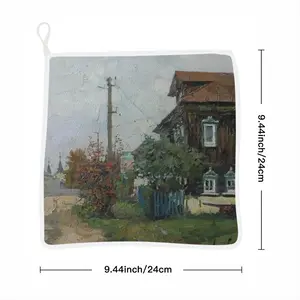 Autumn In Krasnoe On The Volga Kitchen Dishcloths