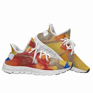 Men Flower Flame Woven Training Shoes