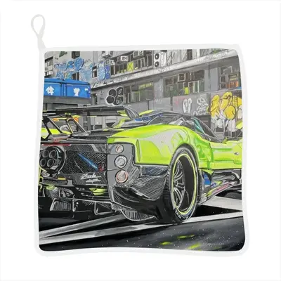 Pagani Zonda In Tokyo Kitchen Dishcloths