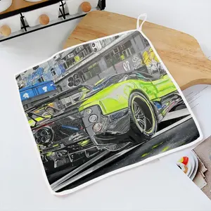 Pagani Zonda In Tokyo Kitchen Dishcloths