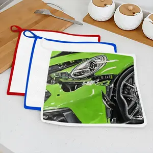 Porsche Gt3 Crash Kitchen Dishcloths