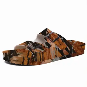 Men Bronze Vision Cork Sandals