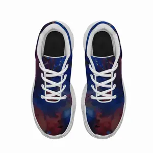 Men Silver-Blue Chunky Sneakers