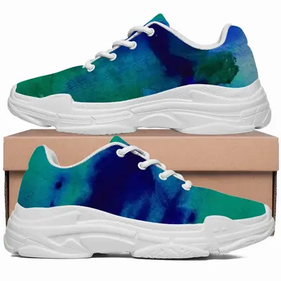 Men Liquid Blue Chunky Sneakers