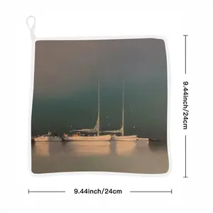 Sailboats D Kitchen Dishcloths