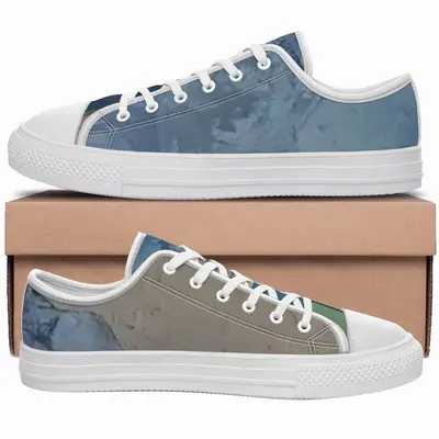 Men Into The Moon Retro Canvas Shoes