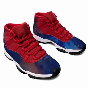 Men Silver-Blue HD11 Basketball Sneakers