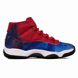 Men Silver-Blue HD11 Basketball Sneakers