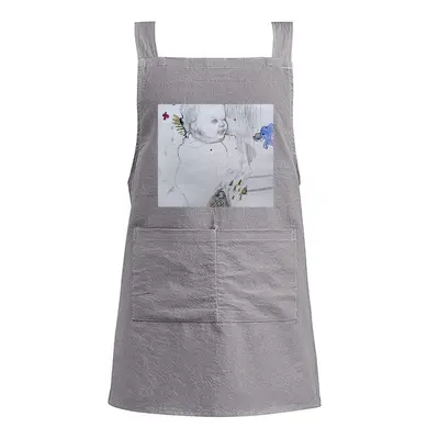 Baby - Drawing Pencil Retro Aprons (Kids)