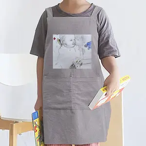 Baby - Drawing Pencil Retro Aprons (Kids)