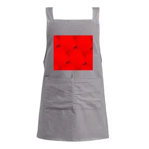 Deep Red (Decomposition) Retro Aprons (Kids)