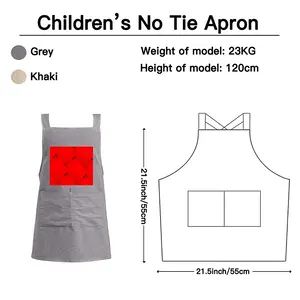 Deep Red (Decomposition) Retro Aprons (Kids)