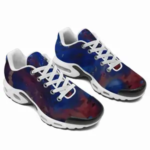 Men Silver-Blue Air TN-1 Running Shoes