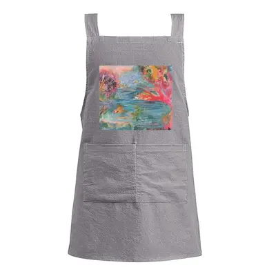 Alligator In Plastic River Retro Aprons (Kids)