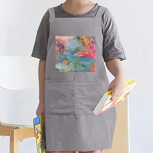 Alligator In Plastic River Retro Aprons (Kids)