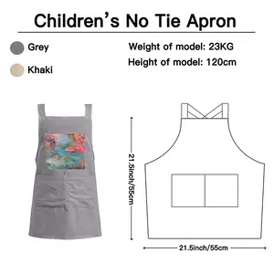 Alligator In Plastic River Retro Aprons (Kids)