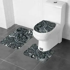 Ideas Three-piece Toilet Mat