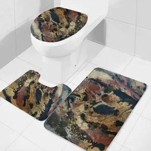 Byzantine Dissolve Three-piece Toilet Mat