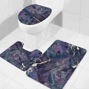 Hurricane Three-piece Toilet Mat