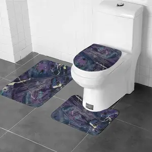 Hurricane Three-piece Toilet Mat