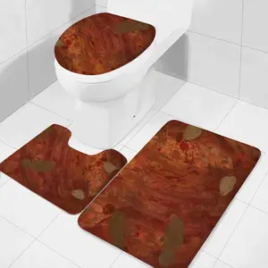 Gravitational Encounter Three-piece Toilet Mat