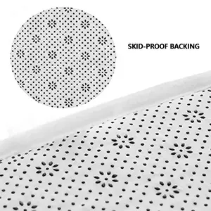 Illuminated Flecks Three-piece Toilet Mat