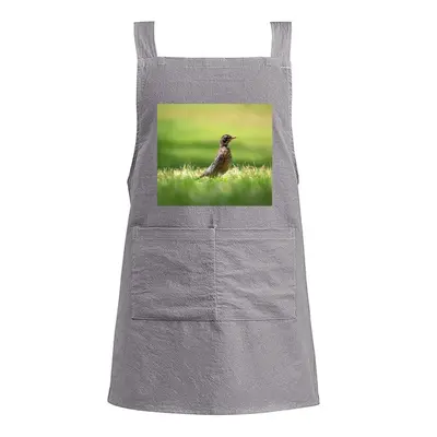 Bird In High Park Grass Retro Aprons (Kids)